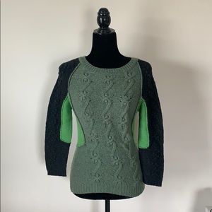 Merino wool with 5% cashmere sweater.